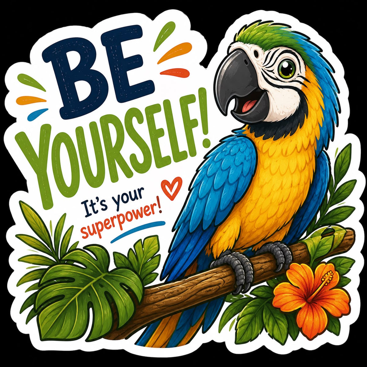 Embrace Your Spots! Die-Cut Sticker